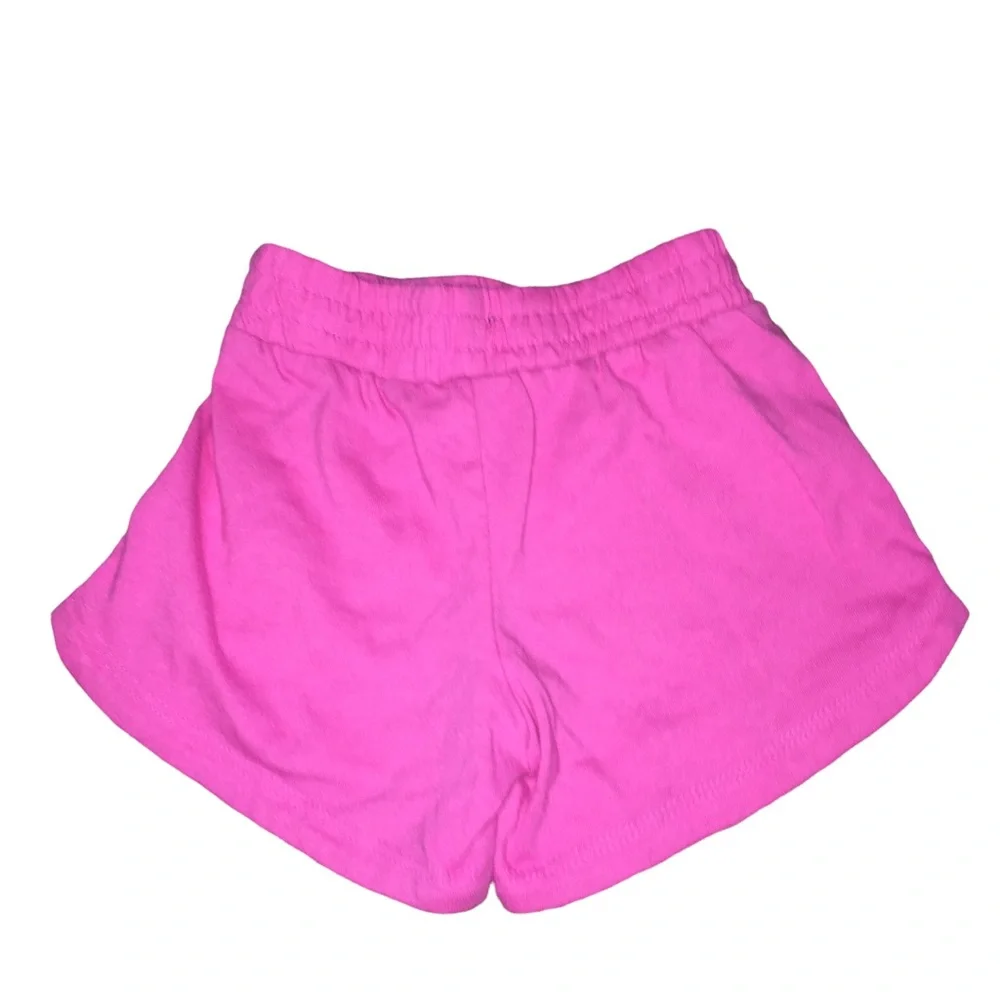 4/$20 Hot Pink Pineapple Rainbow Stripes Shorts Size XS 4-5 Soft Stretchy